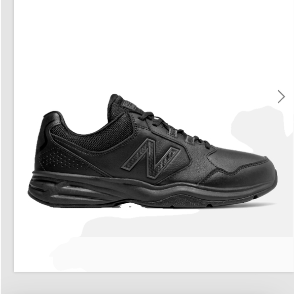 Men's New Balance Leather Sneakers Black Sizes 12 - Picture 1 of 5